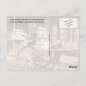 Gezeichnet Milchkarren, New Orleans, Louisiana Postkarte (Rückseite)