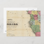 Gezeichnet neue Karte des Staat von Florida (Vorne/Hinten)