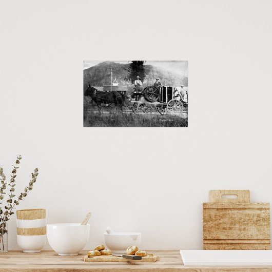 Gezeichnet Pferd Poster (Küche)