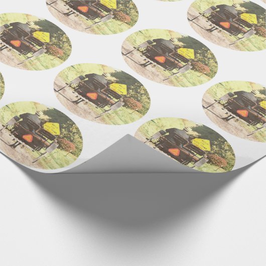 Gezeichnet Pferde Vechicles, Amphipferd und Buggy Geschenkpapier (Ecke)