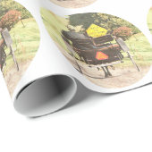 Gezeichnet Pferde Vechicles, Amphipferd und Buggy Geschenkpapier (Rolleneckpunkt)