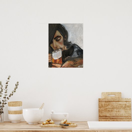 Gezeichnet Poster (Küche)