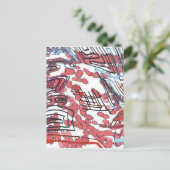 gezeichnet postkarte (Stehend Vorderseite)