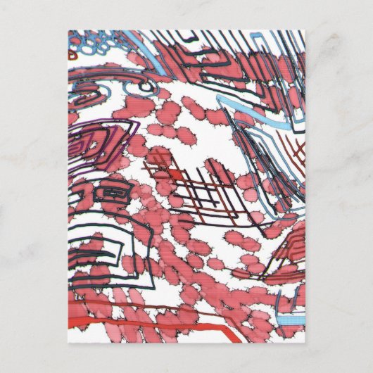 gezeichnet postkarte (Vorderseite)