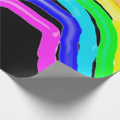 Gezeichnet Regenbogen Geschenkpapier (Ecke)