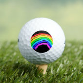 Gezeichnet Regenbogen Golfball (Insitu T-Shirt)