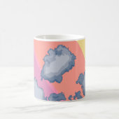 Gezeichnet Regenbogen Kaffeetasse (Mittel)