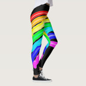 Gezeichnet Regenbogen Leggings (Rechts)
