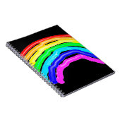 Gezeichnet Regenbogen Notizblock (Rechte Seite)