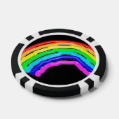 Gezeichnet Regenbogen Pokerchips (Einzeln)