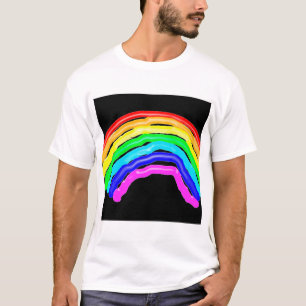 Gezeichnet Regenbogen T-Shirt