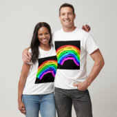 Gezeichnet Regenbogen T-Shirt (Unisex)