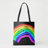 Gezeichnet Regenbogen Tasche (Vorderseite)