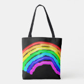Gezeichnet Regenbogen Tasche (Rückseite)