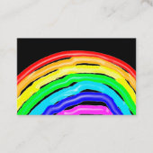 Gezeichnet Regenbogen Visitenkarte (Vorderseite)
