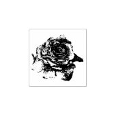 Gezeichnet Rose Gummistempel (Prägung)