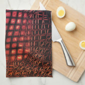 Gezeichnet Rotwein, der wie ein Jute-Netz aussieht Geschirrtuch (Viertel Falte)