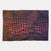 Gezeichnet Rotwein, der wie ein Jute-Netz aussieht Geschirrtuch (Horizontal)