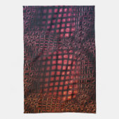 Gezeichnet Rotwein, der wie ein Jute-Netz aussieht Geschirrtuch (Vertikal)