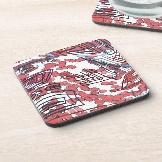 gezeichnet untersetzer (Linke Seite)