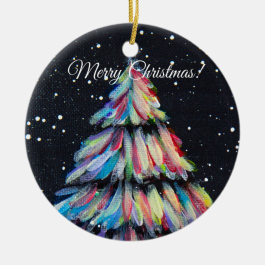 Gezeichnet zum Licht Keramik Ornament (Vorne)