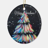 Gezeichnet zum Licht Keramik Ornament (Links)