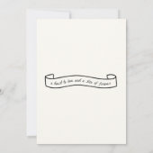 Gezeichnet zusammen Champagne Wedding Einladung (Rückseite)