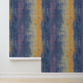 Gezeichnete Aquarellfarbe Ozean- und Erdfarbenstru Tapete