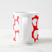 Gezeichnete Herzen 2014 Jumbo-Tasse (Rückseite)