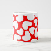 Gezeichnete Herzen 2014 Jumbo-Tasse (Vorderseite)