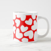 Gezeichnete Herzen 2014 Jumbo-Tasse (Rechts)