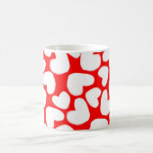 Gezeichnete Herzen 2014 Kaffeetasse (Mittel)