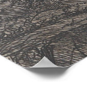 Gezeichnete Landschaft - Alexandre Calame Poster (Ecke)