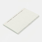 Gezeichnete Notizbuch-Mappen-Papier-Gewohnheit Post-it Klebezettel (angewinkelt)