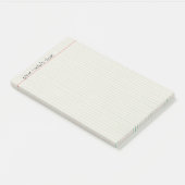 Gezeichnete Notizbuch-Papier-große Post-it Klebezettel (angewinkelt)