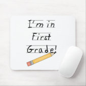 Gezeichneter Papier-und Bleistift-erster Grad Mousepad (Mit Mouse)