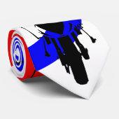 Gezeichneter Roller auf halbem Modziel Krawatte (Gerollt)