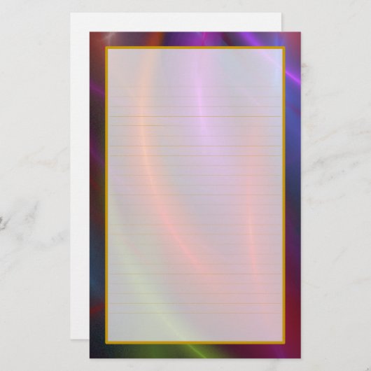 Gezeichnetes Briefpapier der Feuerwerks-II (Vorne/Hinten)