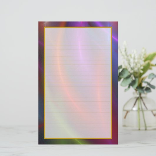 Gezeichnetes Briefpapier der Feuerwerks-II (Stehend Vorderseite)