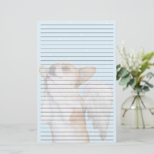 Gezeichnetes Dott Engels-Briefpapier Briefpapier (Stehend Vorderseite)