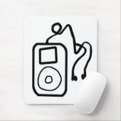 Gezeichnetes iPod Mousepad (Mit Mouse)