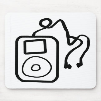 Gezeichnetes iPod Mousepad