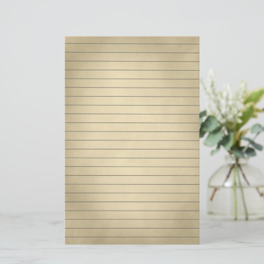 Gezeichnetes Papier in Grungy Brown (Stehend Vorderseite)