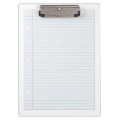 Gezeichnetes Papier Klemmbrett (Vorderseite)