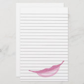 Gezeichnetes Papier mit Lächeln im Glittery Rosa (Vorne/Hinten)