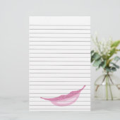 Gezeichnetes Papier mit Lächeln im Glittery Rosa (Stehend Vorderseite)