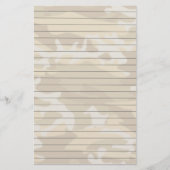 Gezeichnetes Papier mit Wüsten-Camouflage (Vorderseite)