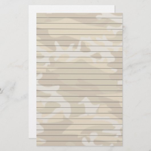 Gezeichnetes Papier mit Wüsten-Camouflage (Vorne/Hinten)