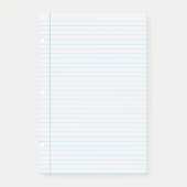 Gezeichnetes Papier Post-it Klebezettel (Vorderseite)