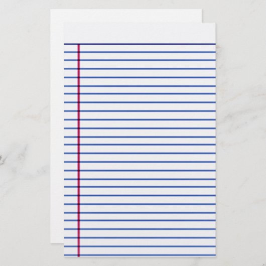 gezeichnetes Papierbriefpapier Briefpapier (Vorne/Hinten)